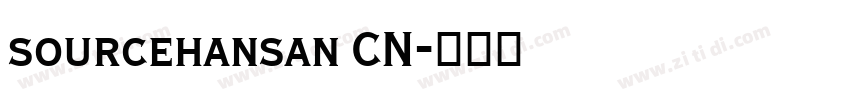 sourcehansan CN字体转换